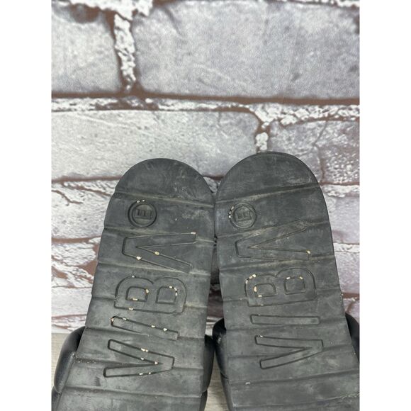 VIBA Porto Preto Black Leather Portugal Slides Sandals Women’s Sz 37EU/6.5M US - Picture 7 of 16